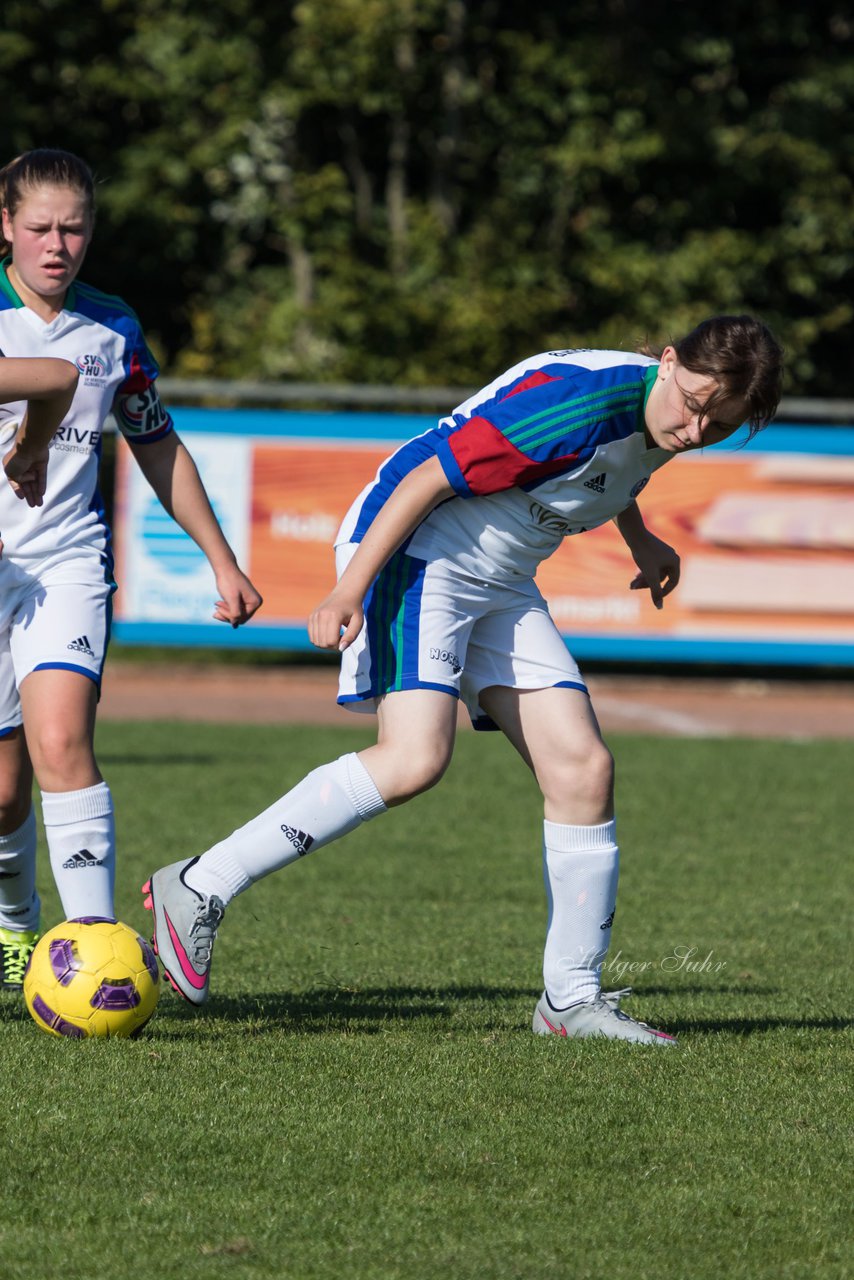 Bild 264 - B-Juniorinnen Krummesser SV - SV Henstedt Ulzburg : Ergebnis: 0:3